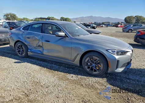 2024 BMW I4 Edrive 35 z USA, uszkodzony, nr VIN WBY43AW09RFT04751